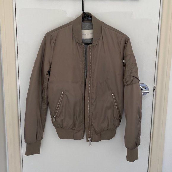 Aritzia The Group by Babaton GILMAN BOMBER (Modern Taupe) - Picture 1 of 3